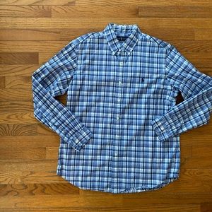 Ralph Lauren blue plaid dress shirt